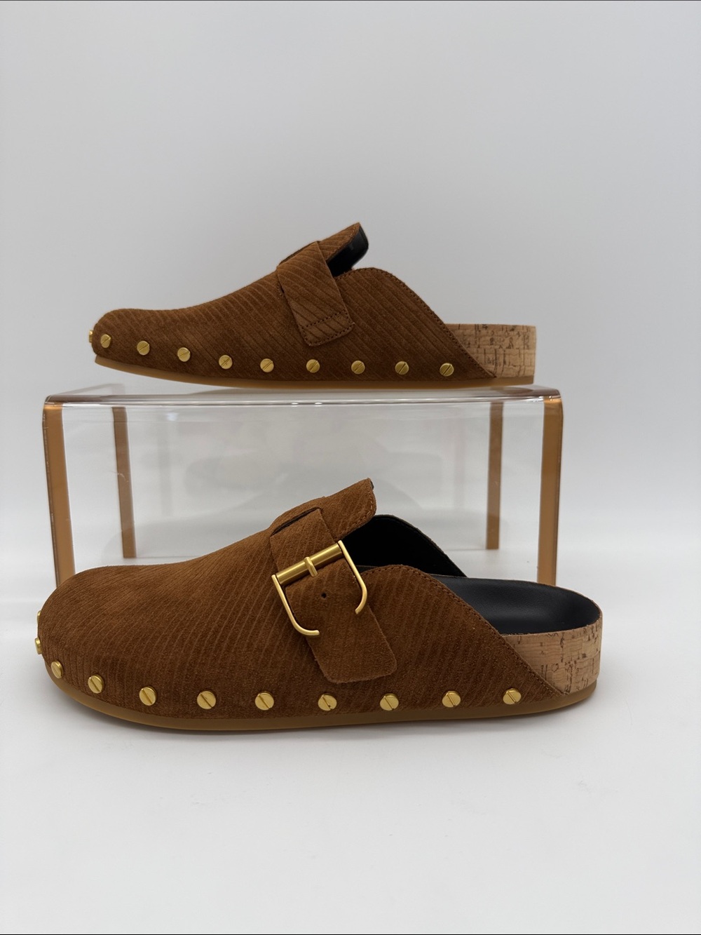 Veronica Beard Fern Clog Hazelwood Size 8 - Picture 3 of 16